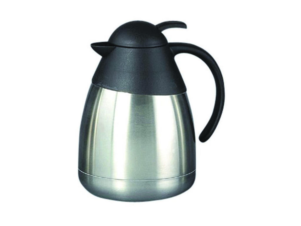 Termokande 1 liter mat poleret 19,5cm