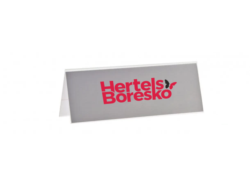 Stativer til bordkort 105x300mm