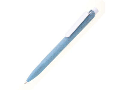 Kuglepen med logo | Af 60% hvedehalm | Mala | Blå