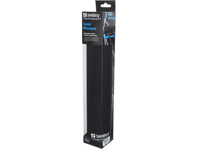 Musemåtte Gamer Sandberg XL 45x40 cm sort 