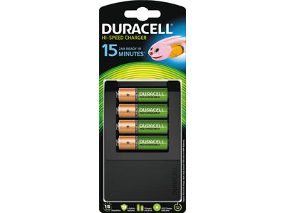 Batterilader Duracell 15 min
