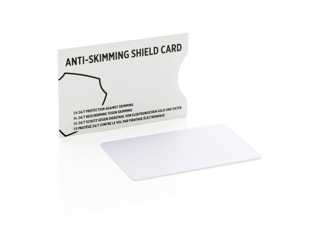 Anti skimming kort, hvid