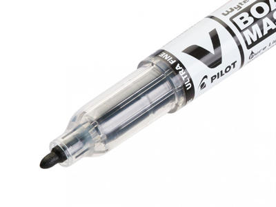 Whiteboardmarker Pilot Begreen ultra fine m/magnet+visker sort