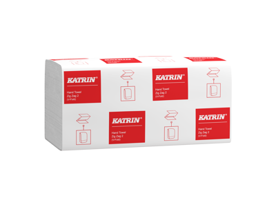 Håndklædeark Katrin 35298 Zig Zag 2 V-fold 2-lags 4000 ark