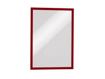 Skilt Duraframe® A3 rød magnetisk 5 stk