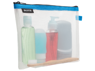 Rejselomme kosmetik vandafvisende blå