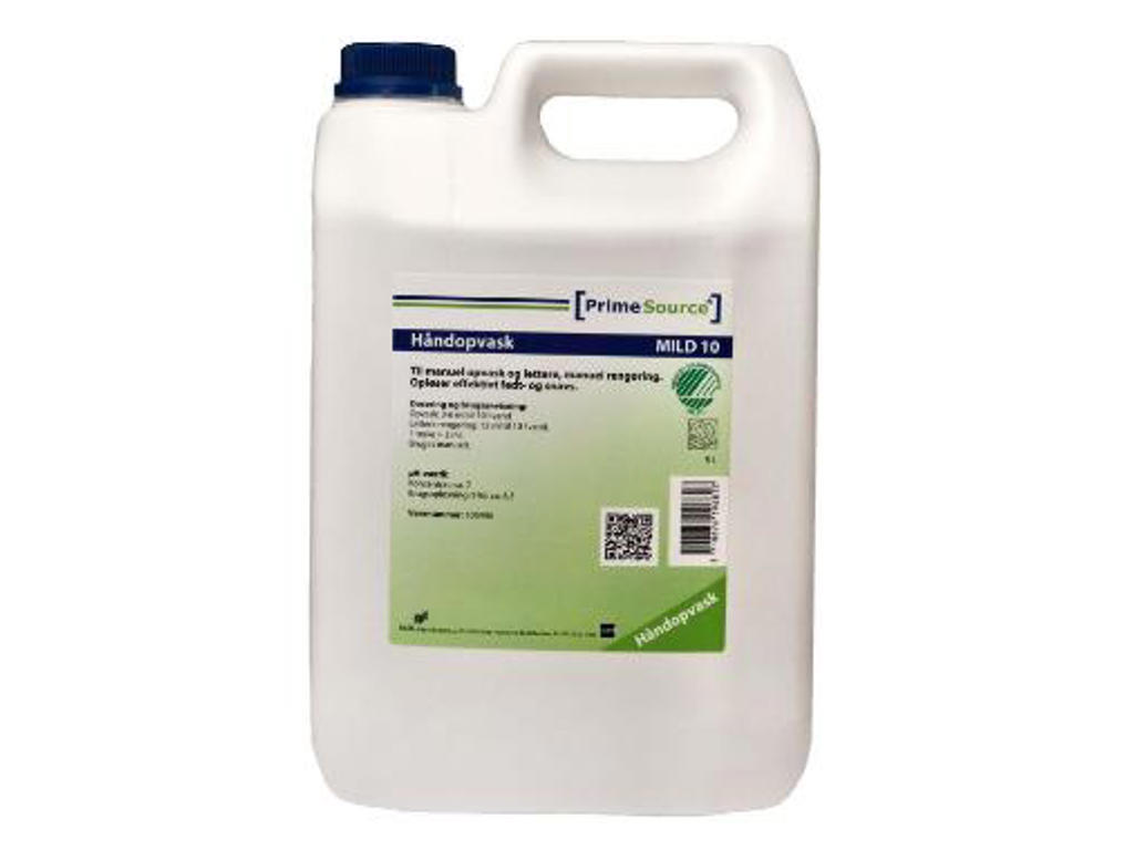 Håndopvask Prime Source Mild 10 uden farve og duft 5 liter
