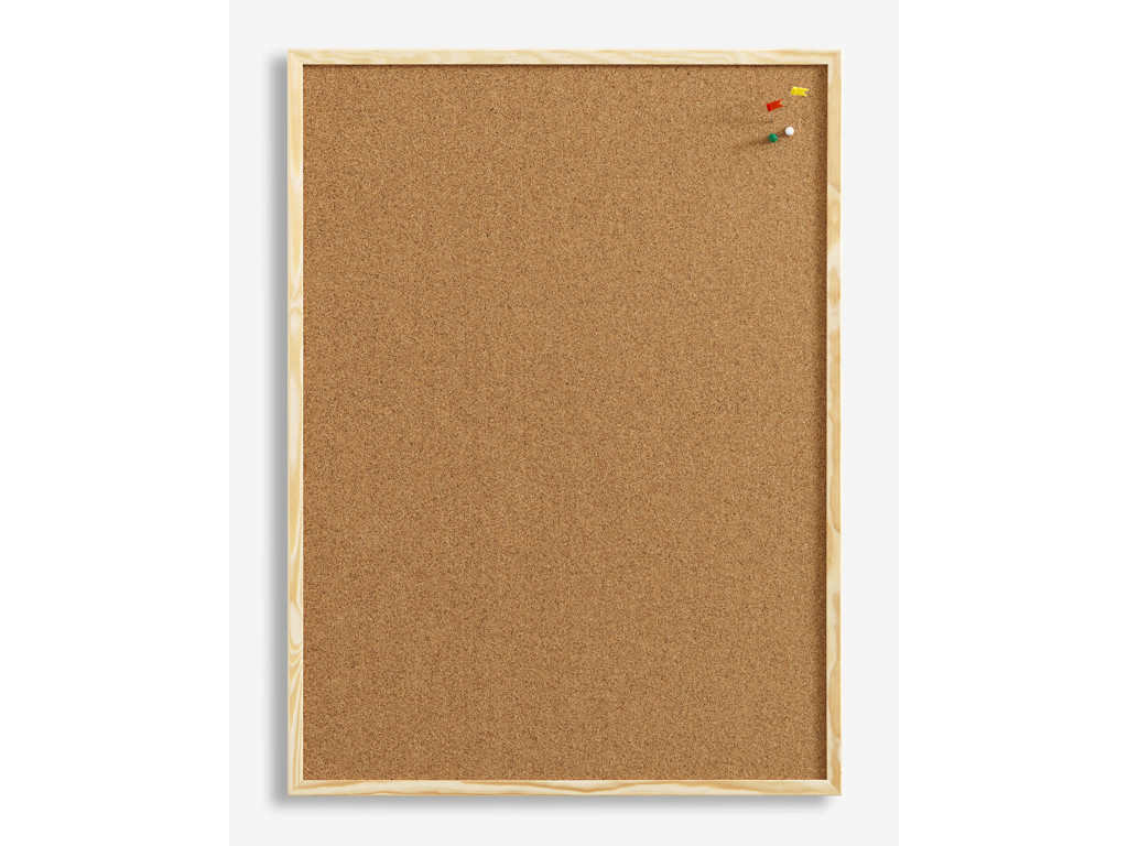Opslagstavle kork 40 x 60 cm