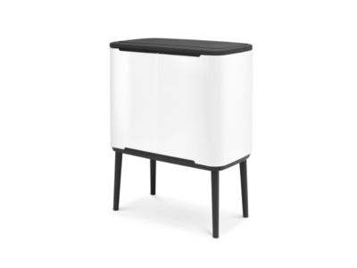 Brabantia affaldsspand med låg | Bo Touch Bin |  3 x 11 liter | Hvid