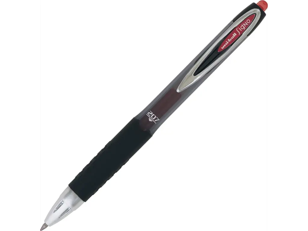 Uniball Signo 207 needle rød 0,7 12 stk.