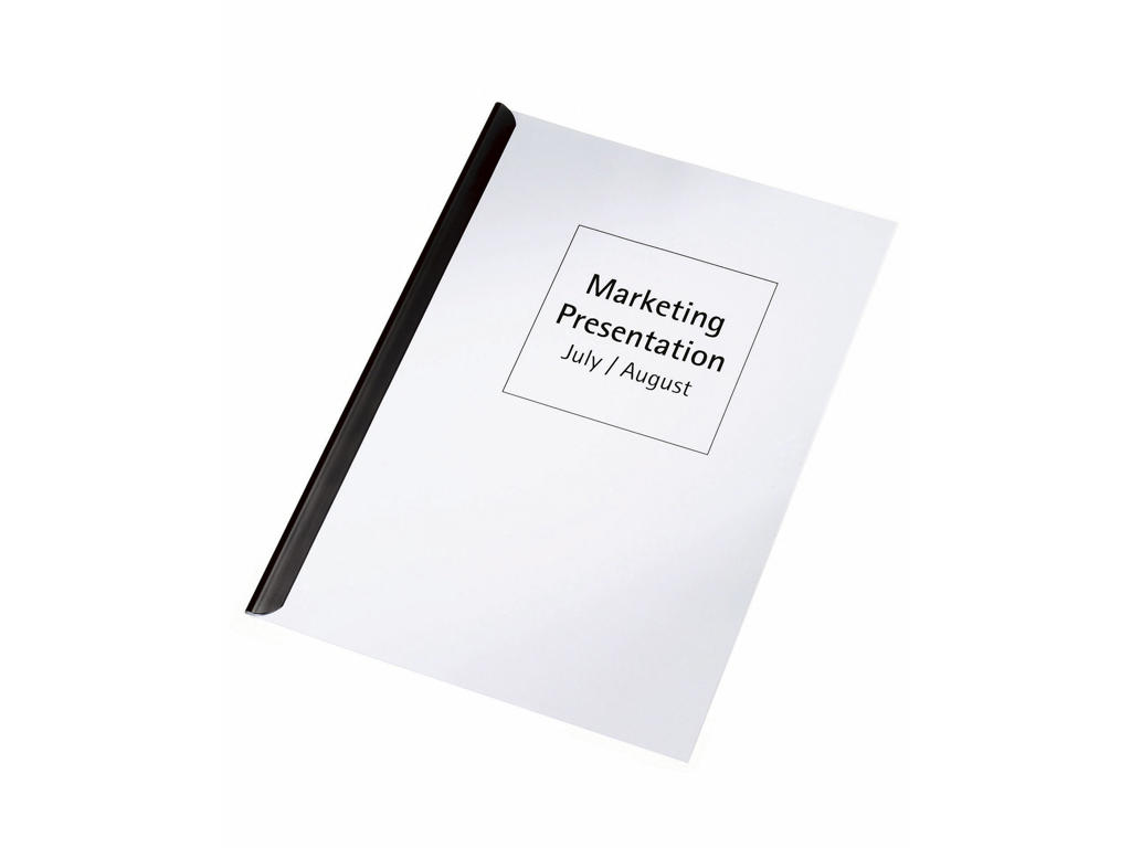 Klemrygge A4 6 mm sort 50 stk.