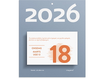 Afrivningskalender Humør 2026