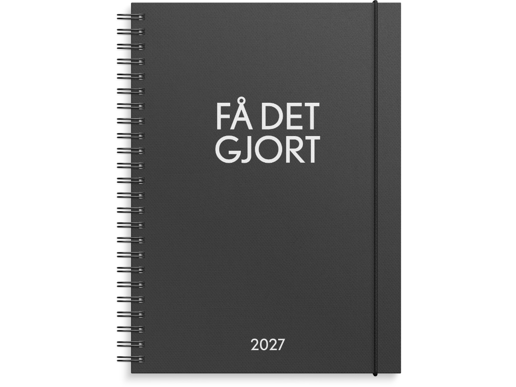 Få det gjort A5 ugekalender 2027