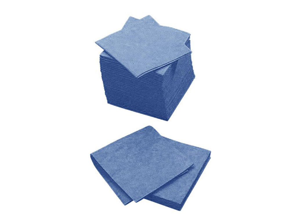Klud rengøring 38x38 cm blå 200 stk
