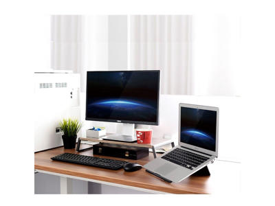 WERGON - Vilma - Laptop / Monitor Desktop Design møbel - Lys bøg