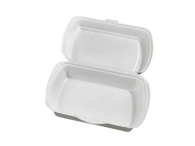 Take away skumbakke 1-rums hvid 300 stk.