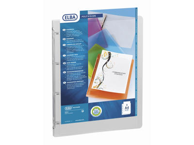 Indstiksringbind A4 +15 mm klar