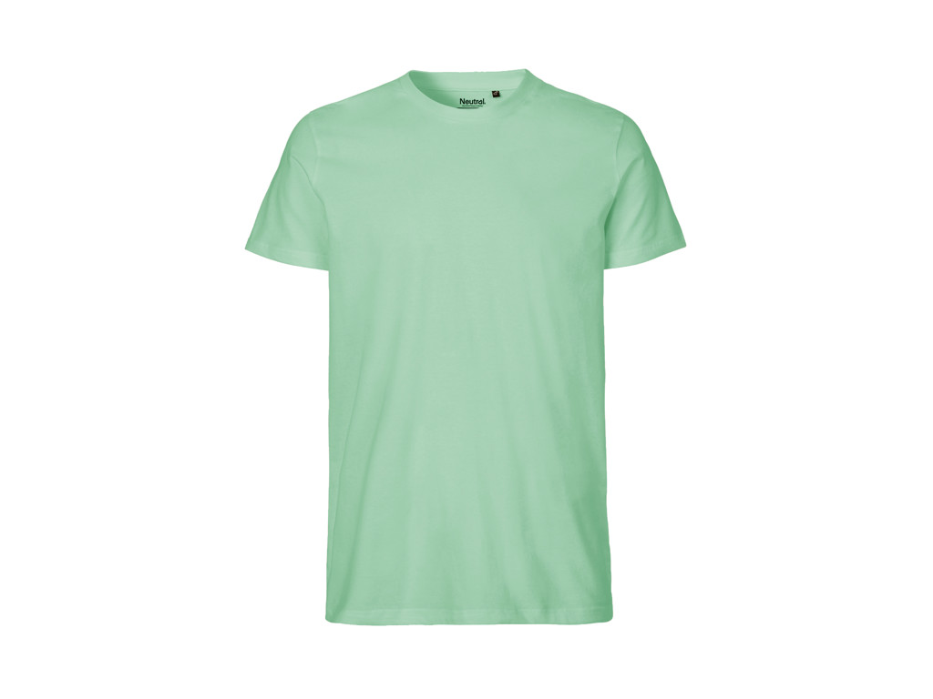 Herre Fit T-shirt Neutral O61001 dusty mint