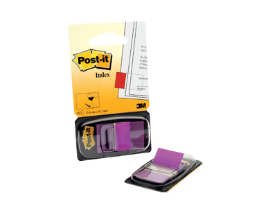 Indexfaner Post-it 680-8 45x25 mm lilla