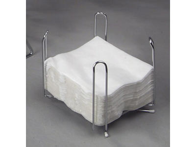 Servietholder metal t/24x24cm 1/4 fold