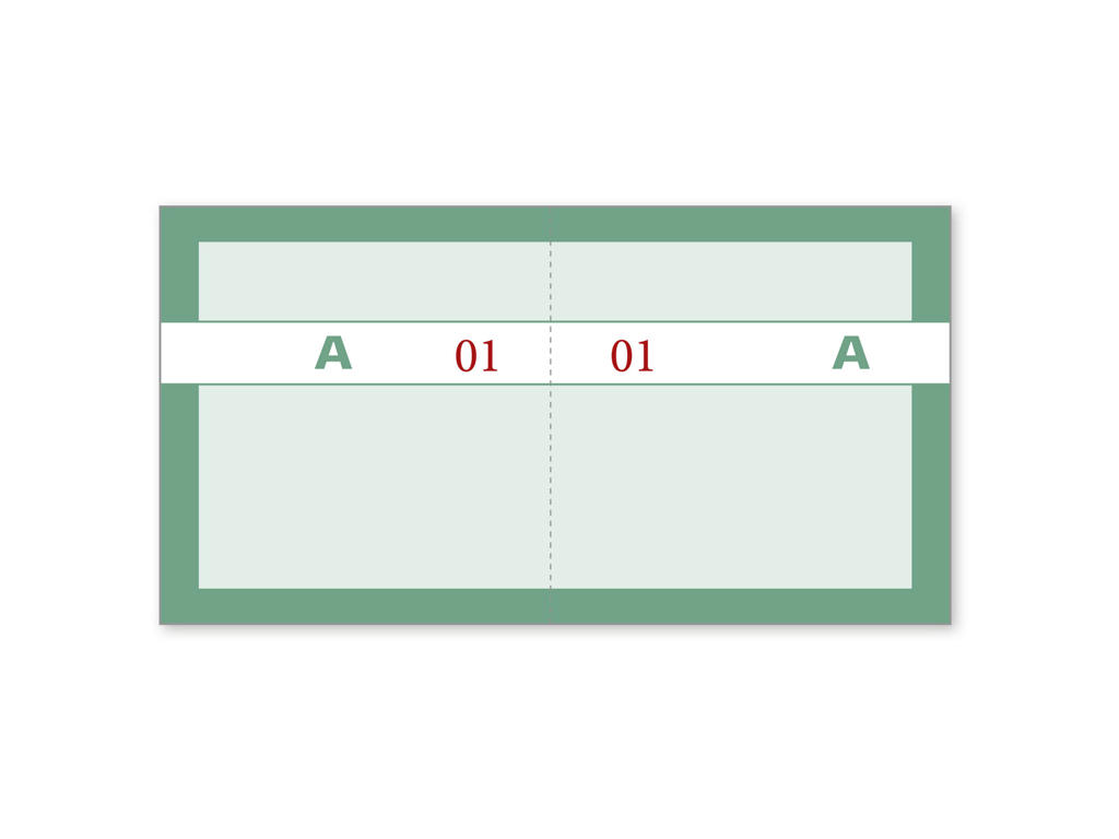 Kuponbog Grøn 2x100 blade