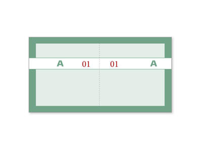 Kuponbog Grøn 2x100 blade