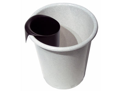Durabin Mini sorteringsindsats til papirkurv Ø140 mm sort