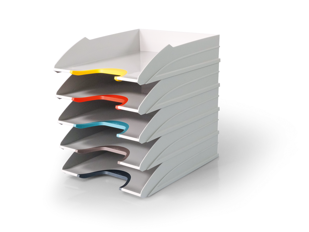 Brevbakkesæt VARICOLOR m/5 bakker lysgrå