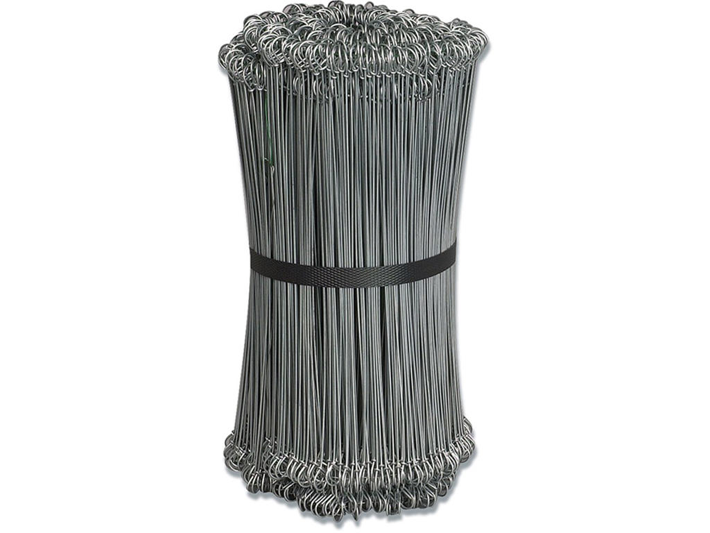 Stålsnøre grå stål 20 cm. 1000 stk.