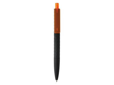 X3 sort pen med smooth touch, orange