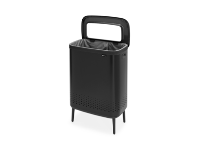Brabantia BO vasketøjskurv på ben 2x45 liter mat sort