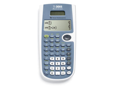 Lommeregner Texas TI-30XS matematik solar multiwiew