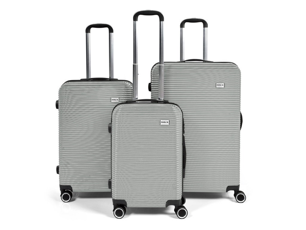 Kuffertsæt RakelW Classic 20"-24"-28" sølv