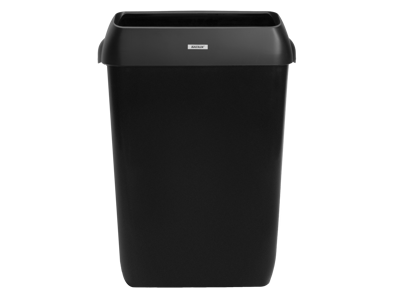 Affaldskurv Katrin 92285 50 l til væg sort