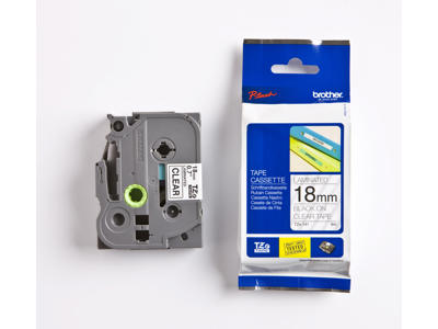 Brother tape TZe141 18mm sort/klar
