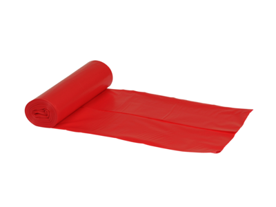 Affaldssæk | 42x103 cm | 60 L | rød | 55 mic | LDPE | 10 stk