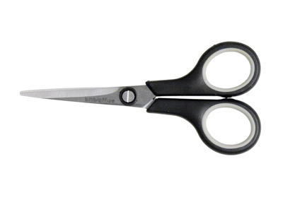 Saks office 140 mm spids sort/grå