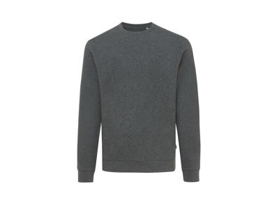 Iqoniq Denali Crew neck i ufarvet genanvendt bomuld, ufarvet antracit