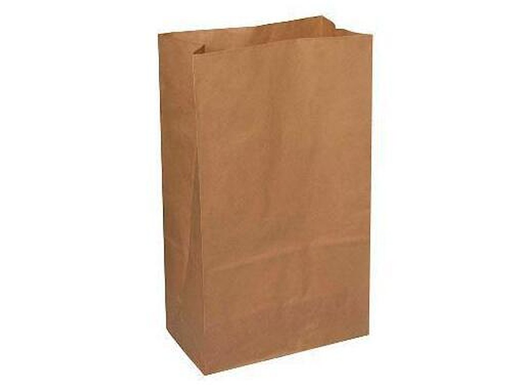 Klodsbundspose 250x150x320mm  brun 200 stk.