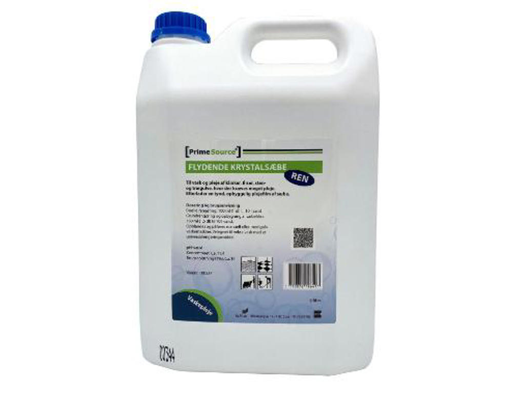 Vaskepleje Prime Source Ren Flydende krystalsæbe 5 liter