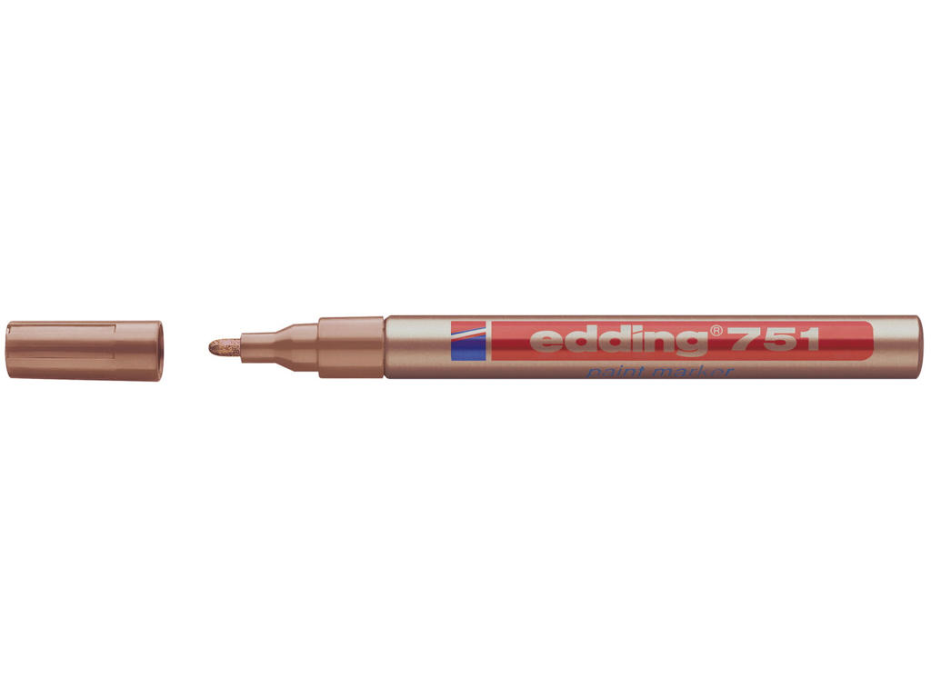Paintmarker Edding 751 kobber