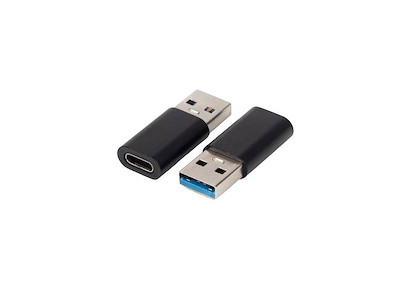 Adapter USB 3.0 A til - USB-C Sort