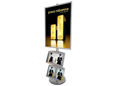 Brochureholder Twinco gulv B1 4 x A4 