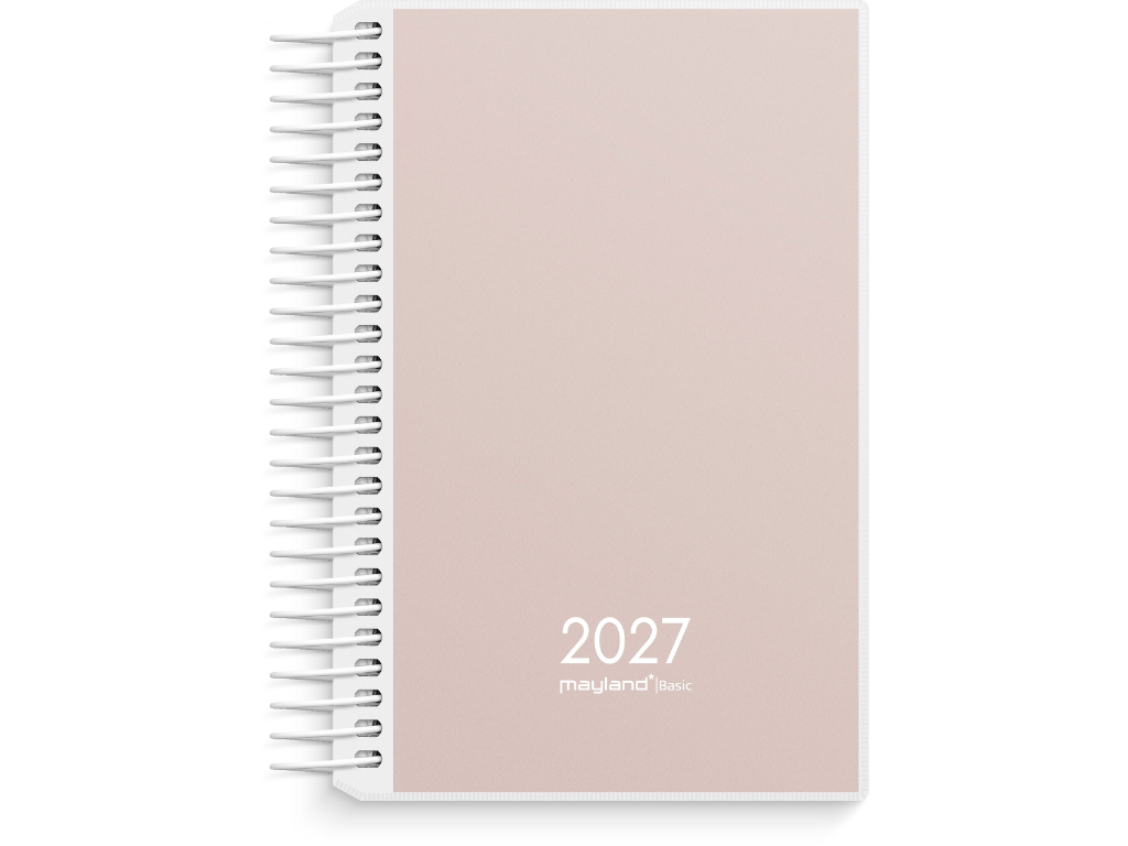 Basic mini dagkalender PP-plast 2027