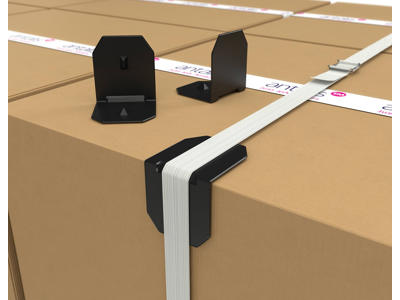 Kantbeskyttere plast 50x30x30 mm sort 1200 stk