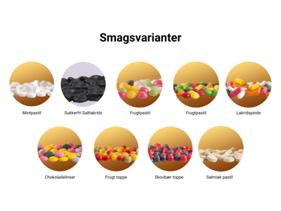 Pastilæske med logo ca. 20 gram