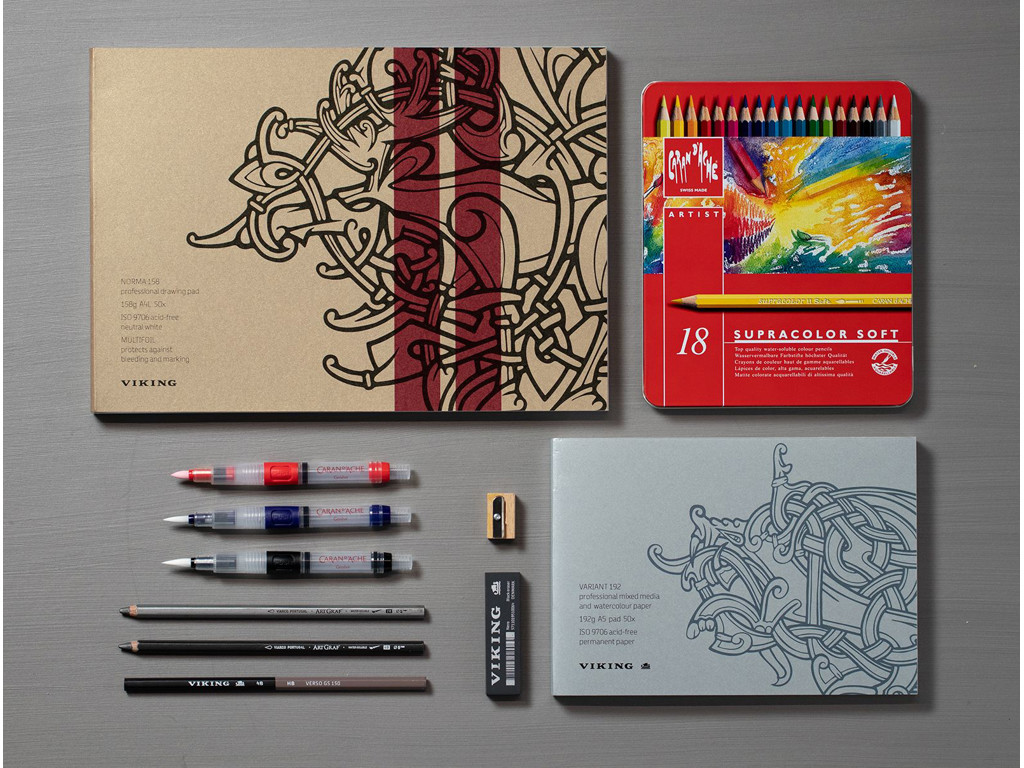 Farveblyant Viking Essentials Akvarel 