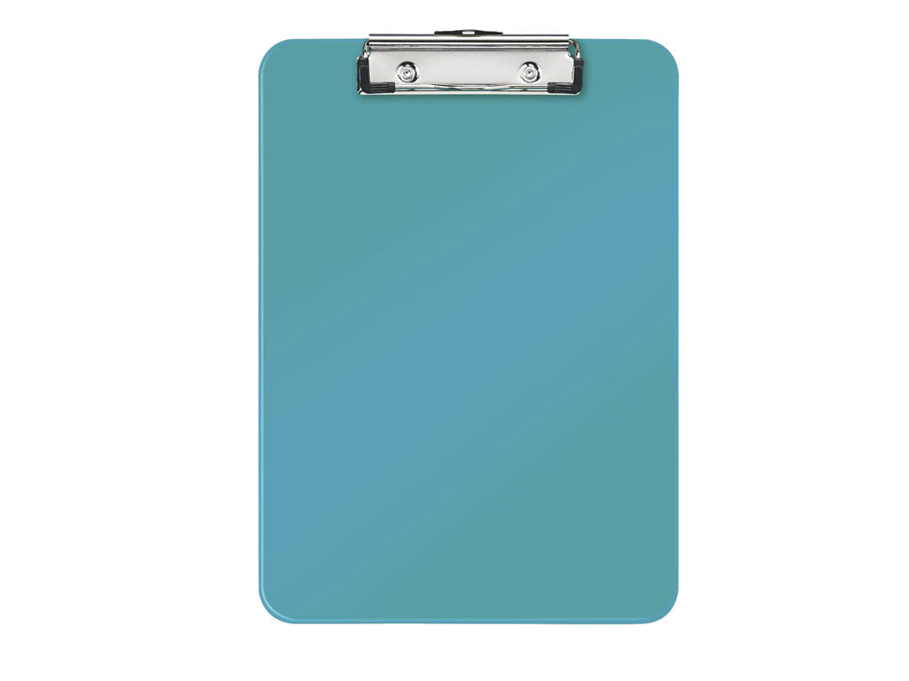 Clipboard A4 uden omslag WOW hård plast isblå