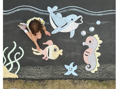 Gadekridt 20 stk ass farver i spand