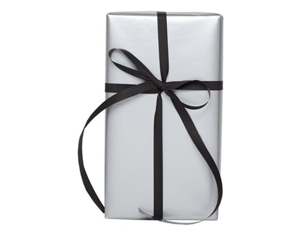 Gavepapir | sølv | 100 cm x 100 meter